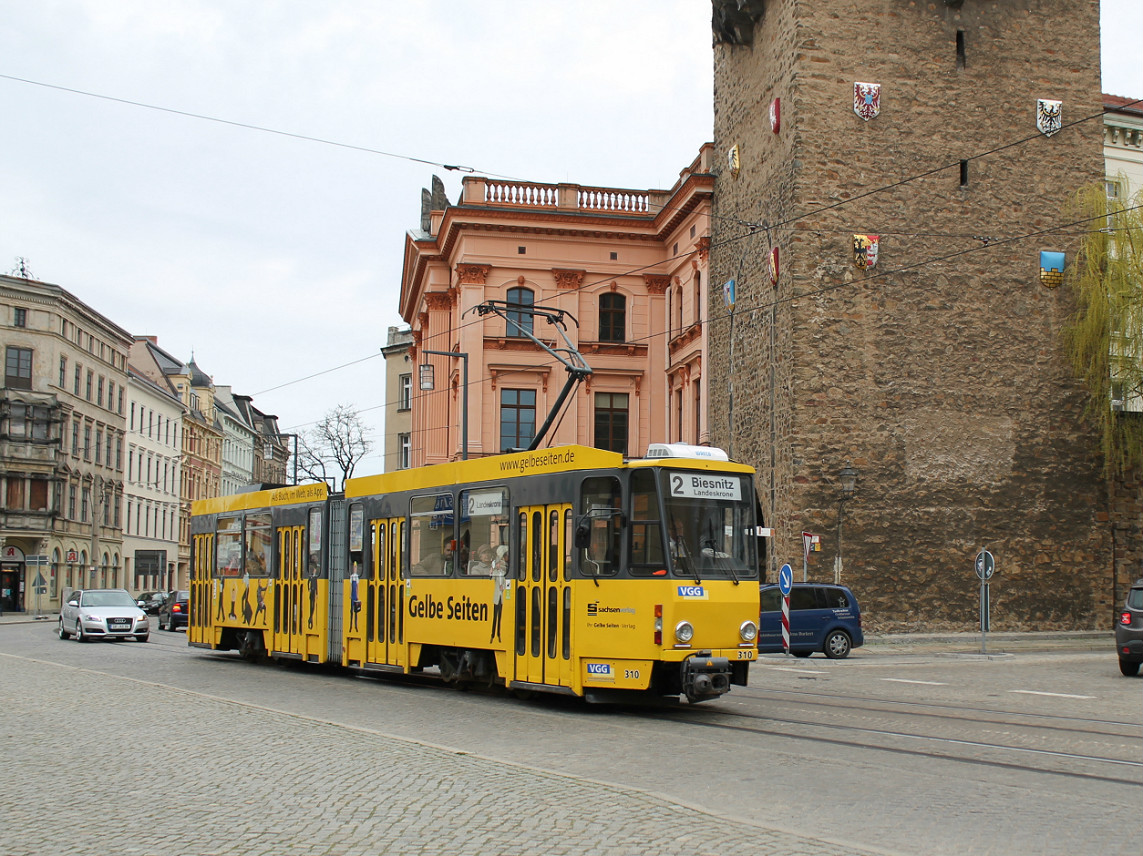 Görlitz, Tatra KT4DC Nr. 310