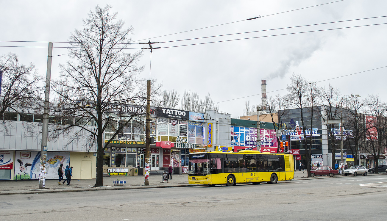 Запорожье, ЛАЗ E183D1 № 046