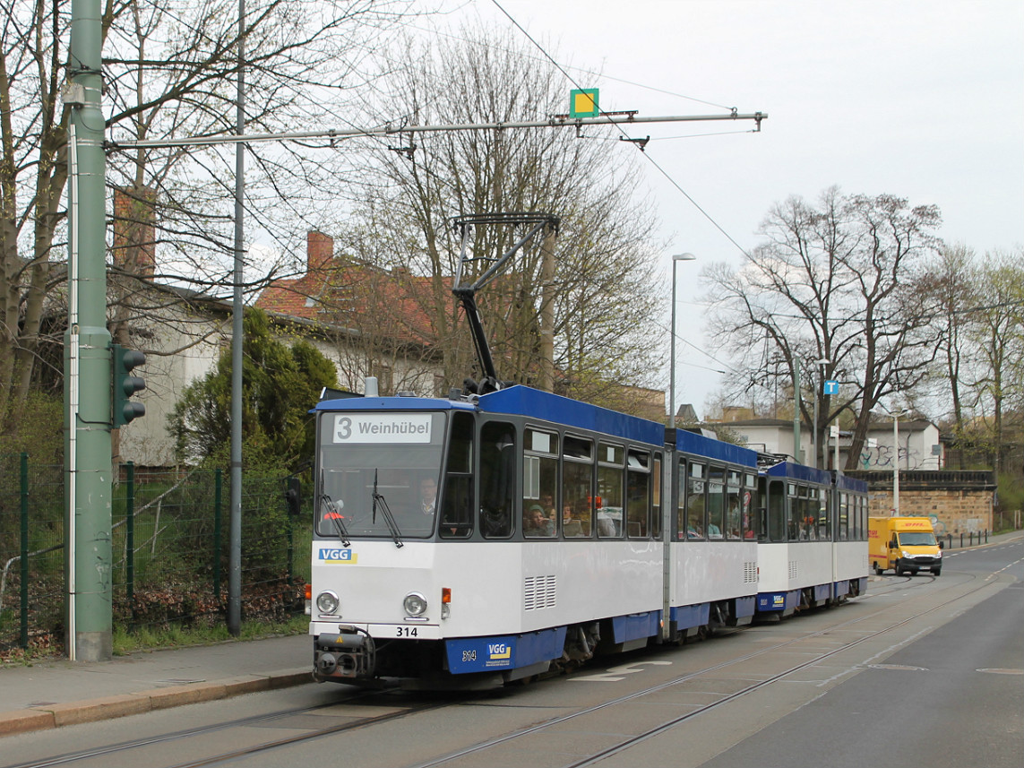 Гёрлиц, Tatra KT4DC № 314