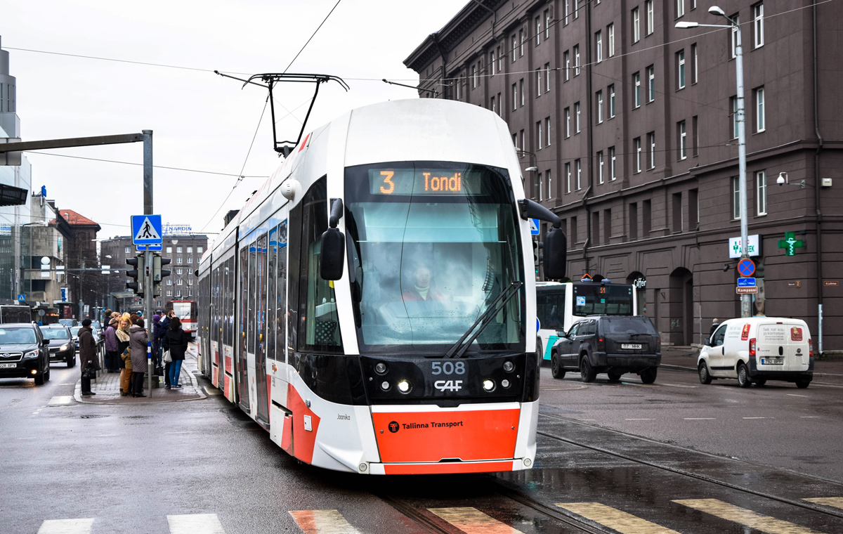 Таллин, CAF Urbos AXL № 508