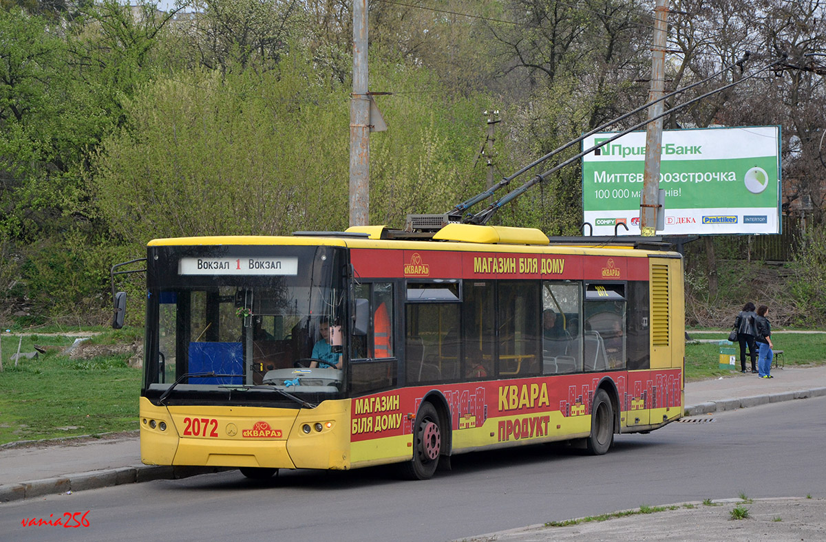 Житомир, ЛАЗ E183D1 № 2072
