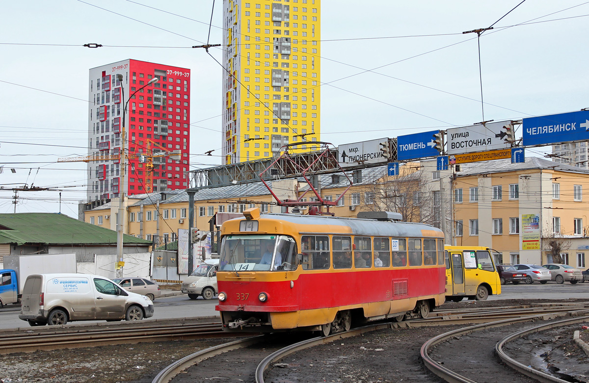 Екатеринбург, Tatra T3SU № 337