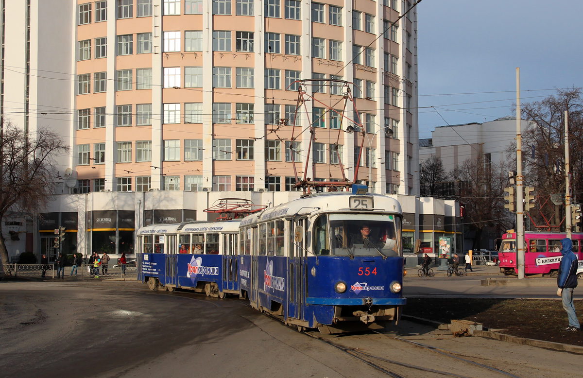 Екатеринбург, Tatra T3SU № 554