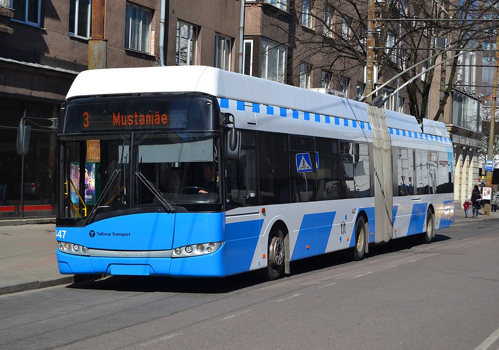 Таллин, Solaris Trollino III 18 AC № 447