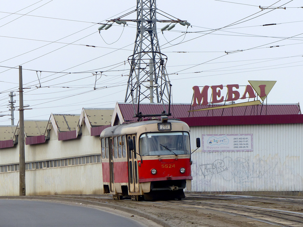Киев, Tatra T3SU № 5524