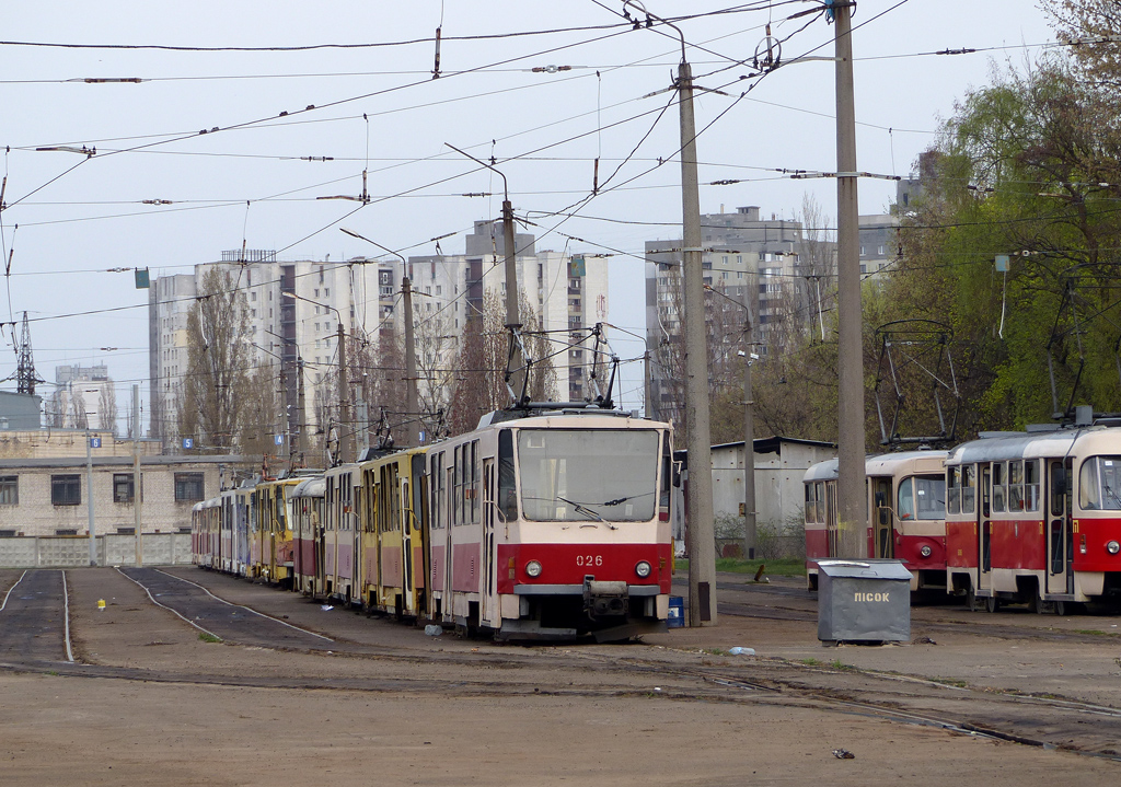 Киев, Tatra T6B5SU № 026