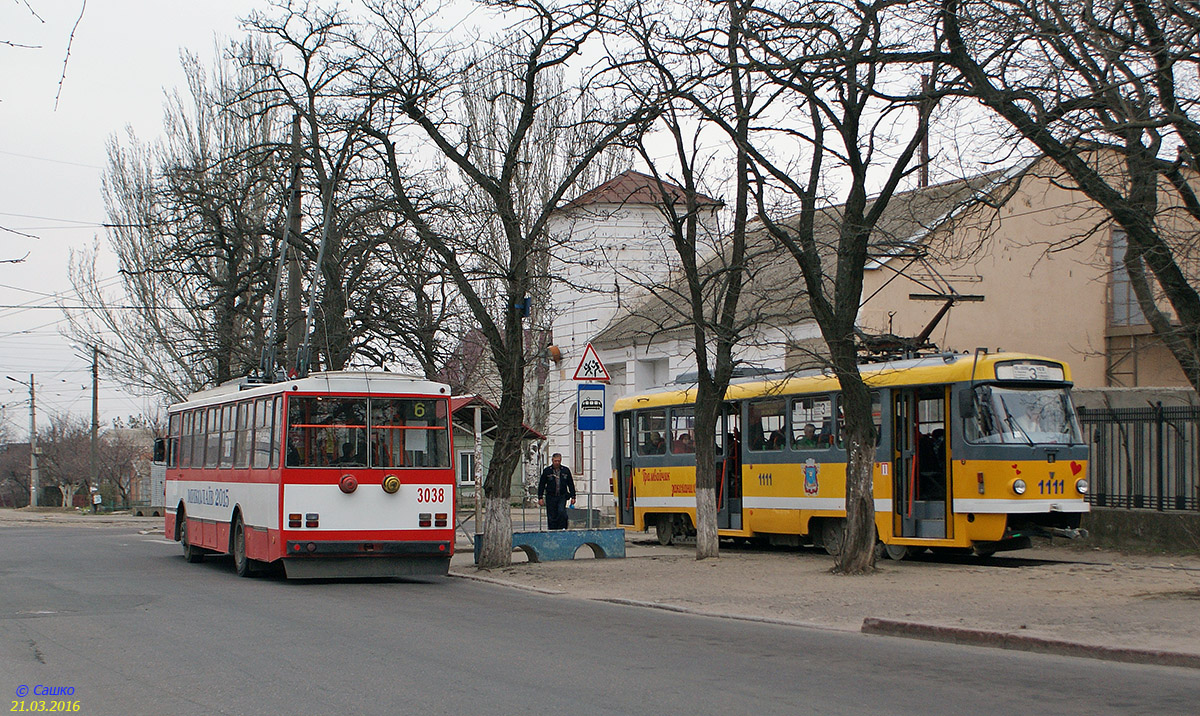 Николаев, Škoda 14Tr08/6 № 3038