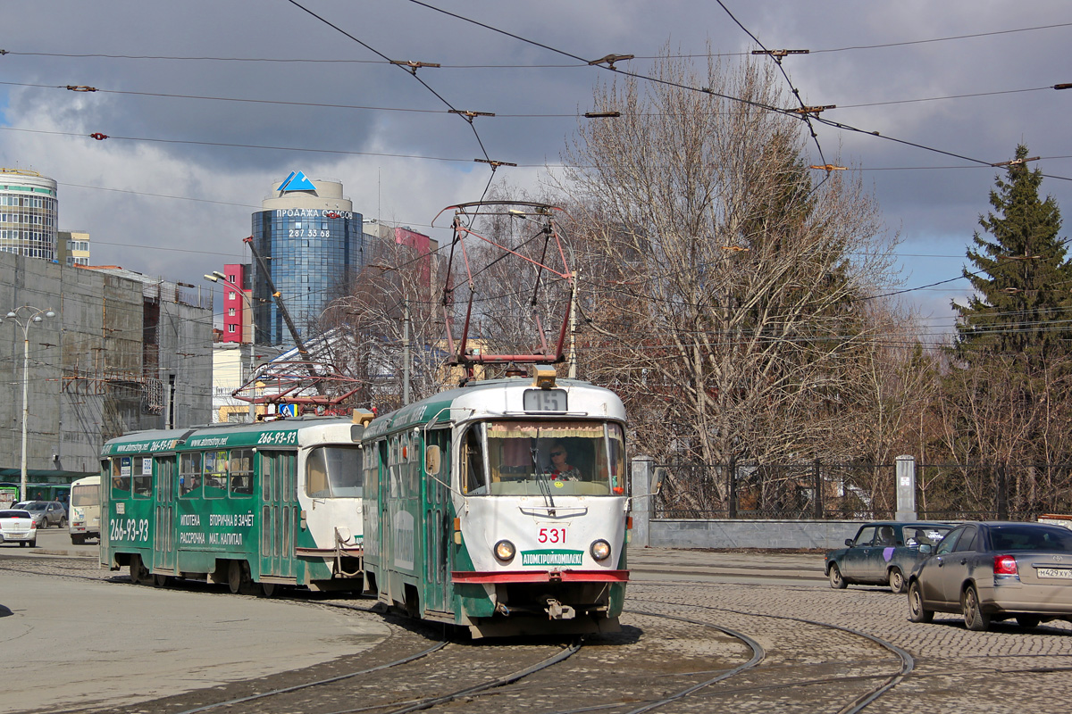 Екатеринбург, Tatra T3SU № 532; Екатеринбург, Tatra T3SU № 531