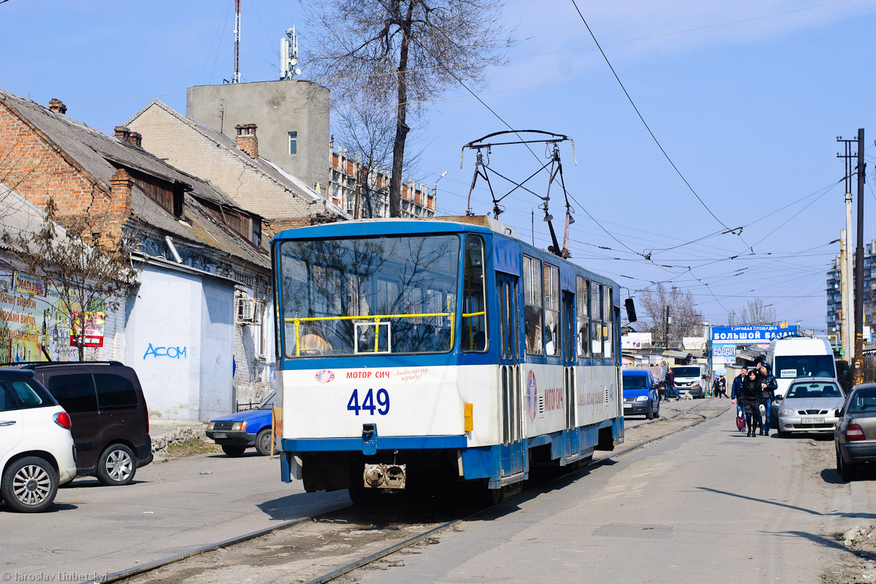 Запорожье, Tatra T6B5SU № 449