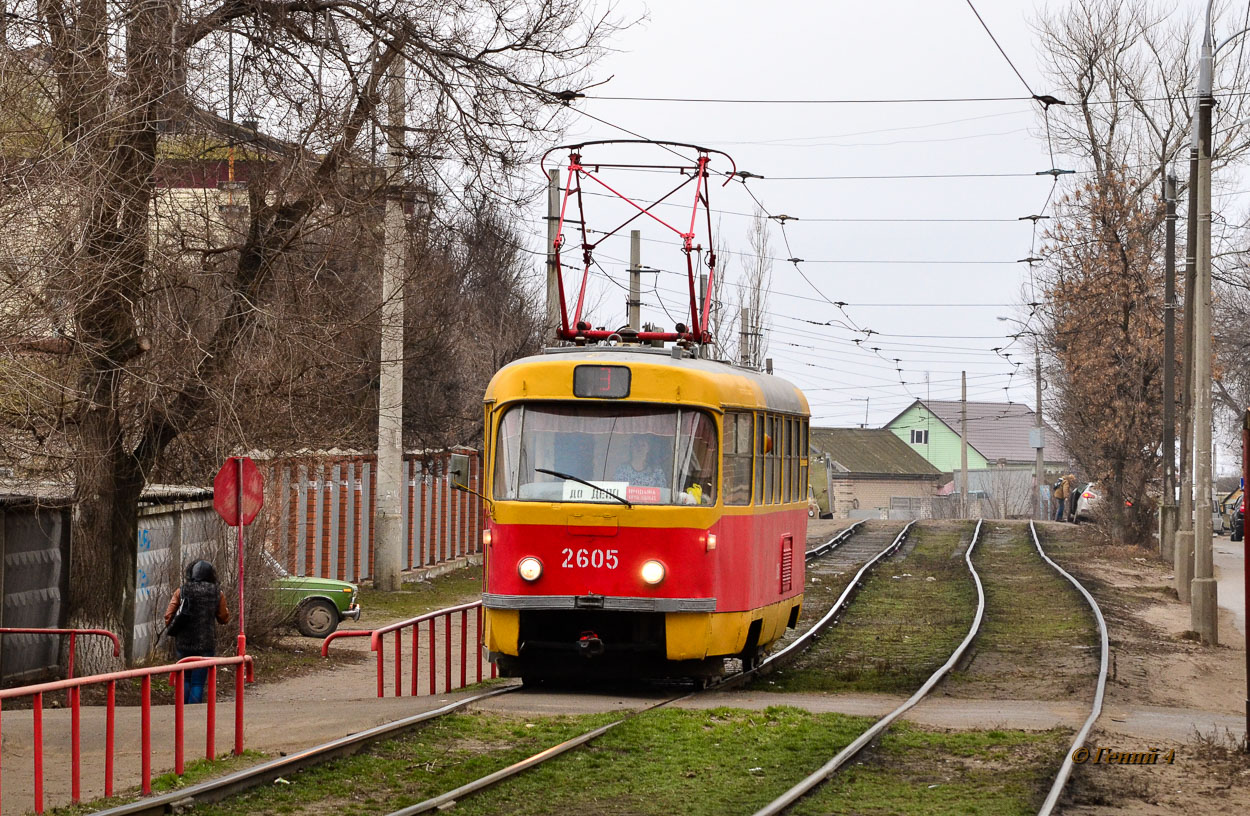 Volgograd, Tatra T3SU (2-door) # 2605