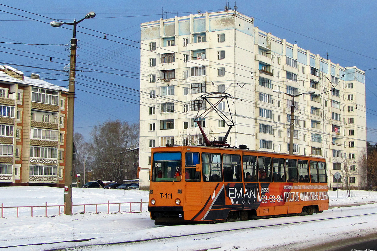 Ангарск, 71-605 (КТМ-5М3) № 111 Ангарск, 71-605 (КТМ-5М3) № 111