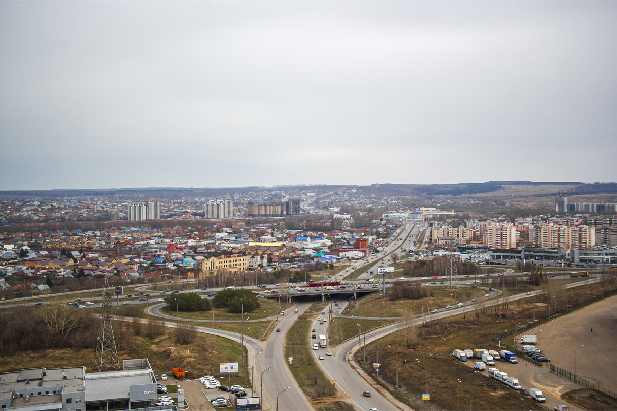 Kasan — Big tram circle; Kasan — ET Lines [4] — East; Kasan — Photos from a height
