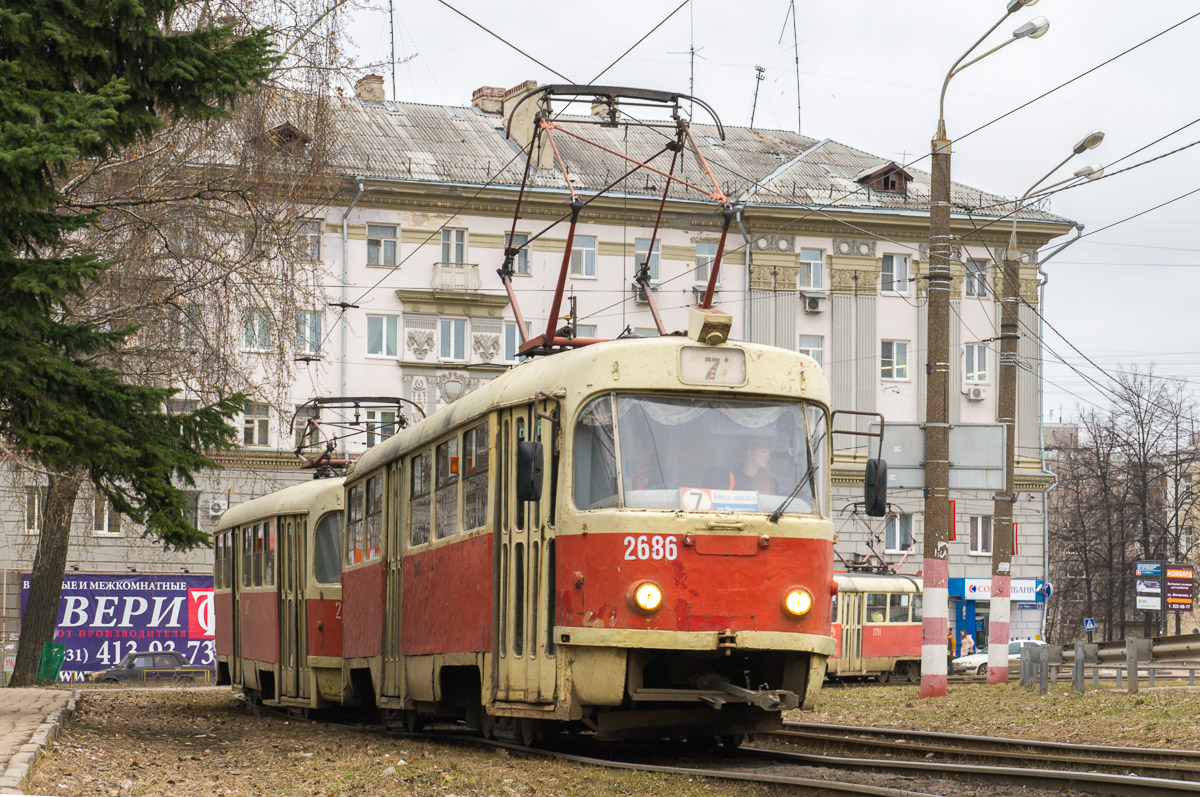 Nyizsnij Novgorod, Tatra T3SU — 2686