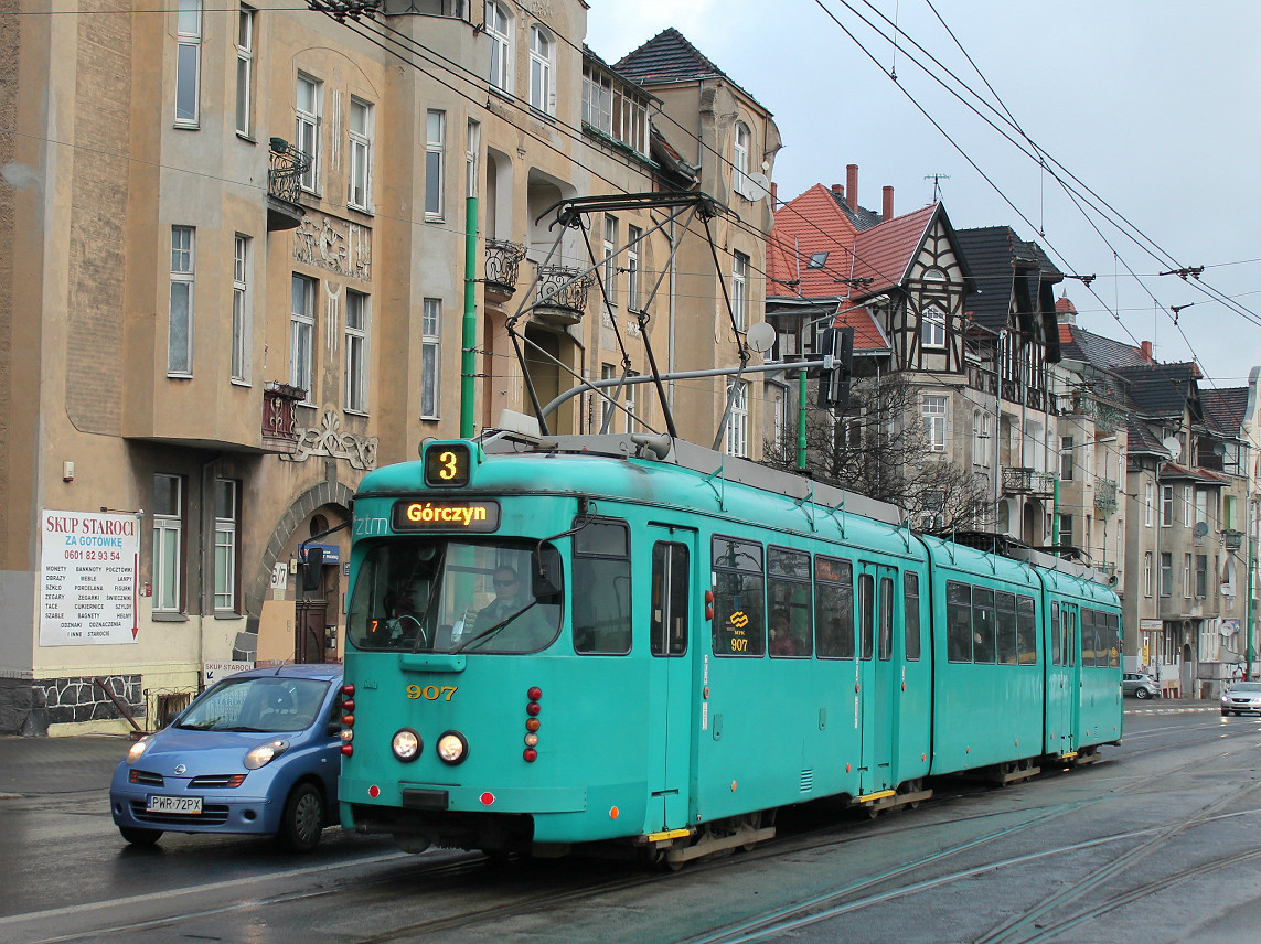 Познань, Duewag O № 907 Познань, Duewag O № 907