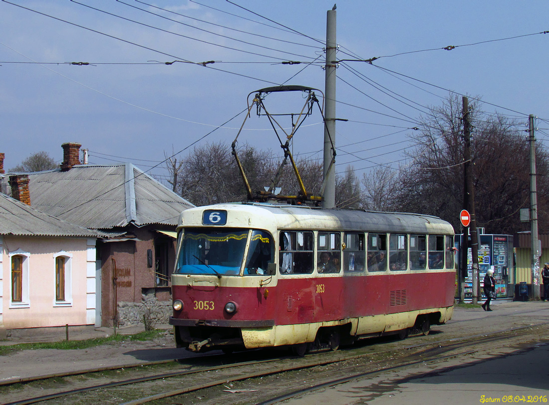 Харьков, Tatra T3SU № 3053