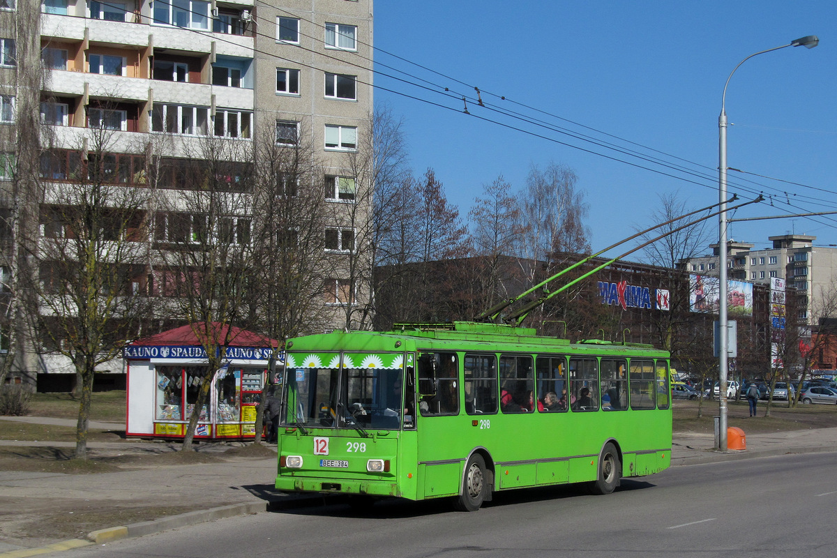 Каунас, Škoda 14Tr02/6 № 298