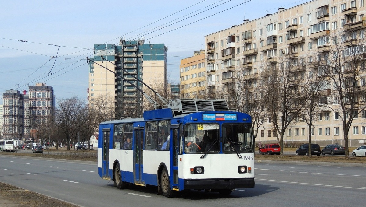 Санкт-Петербург, БТЗ-52011 № 1943