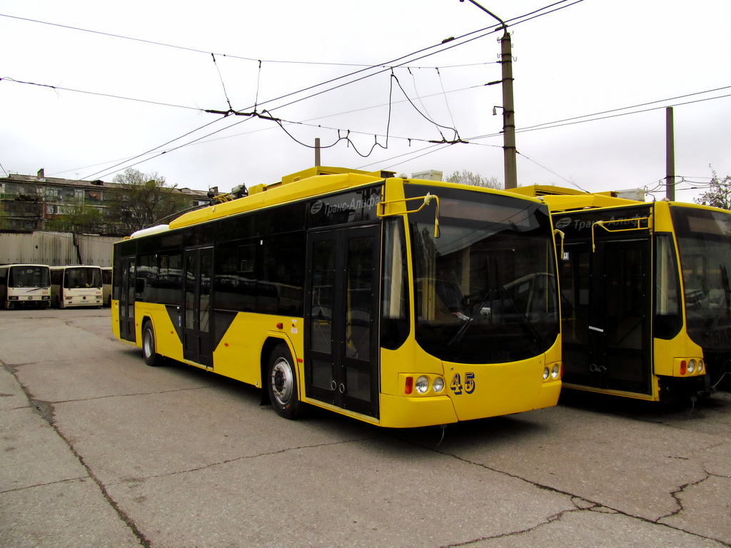 Новороссийск, ВМЗ-5298.01 «Авангард» № 45; Новороссийск — Новые троллейбусы