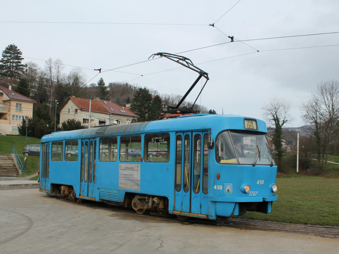 Загреб, Tatra T4YU № 410