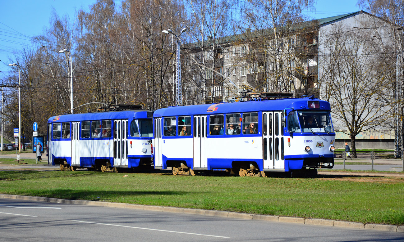Рига, Tatra T3A № 51896