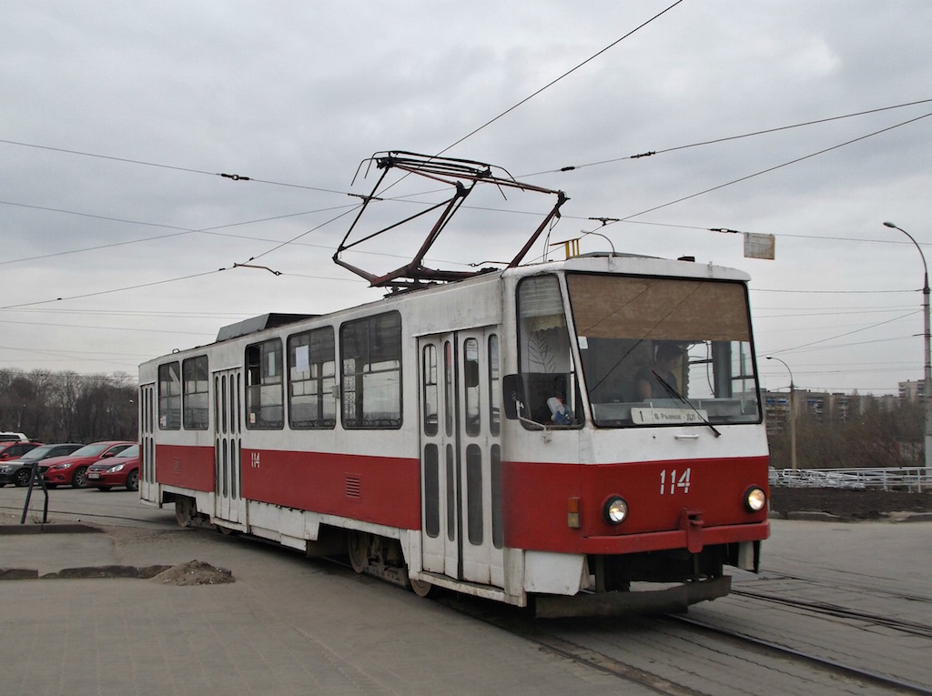 Липецк, Tatra T6B5SU № 114