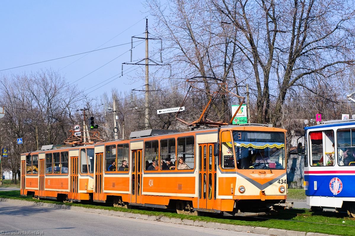 Запорожье, Tatra T6B5SU № 434
