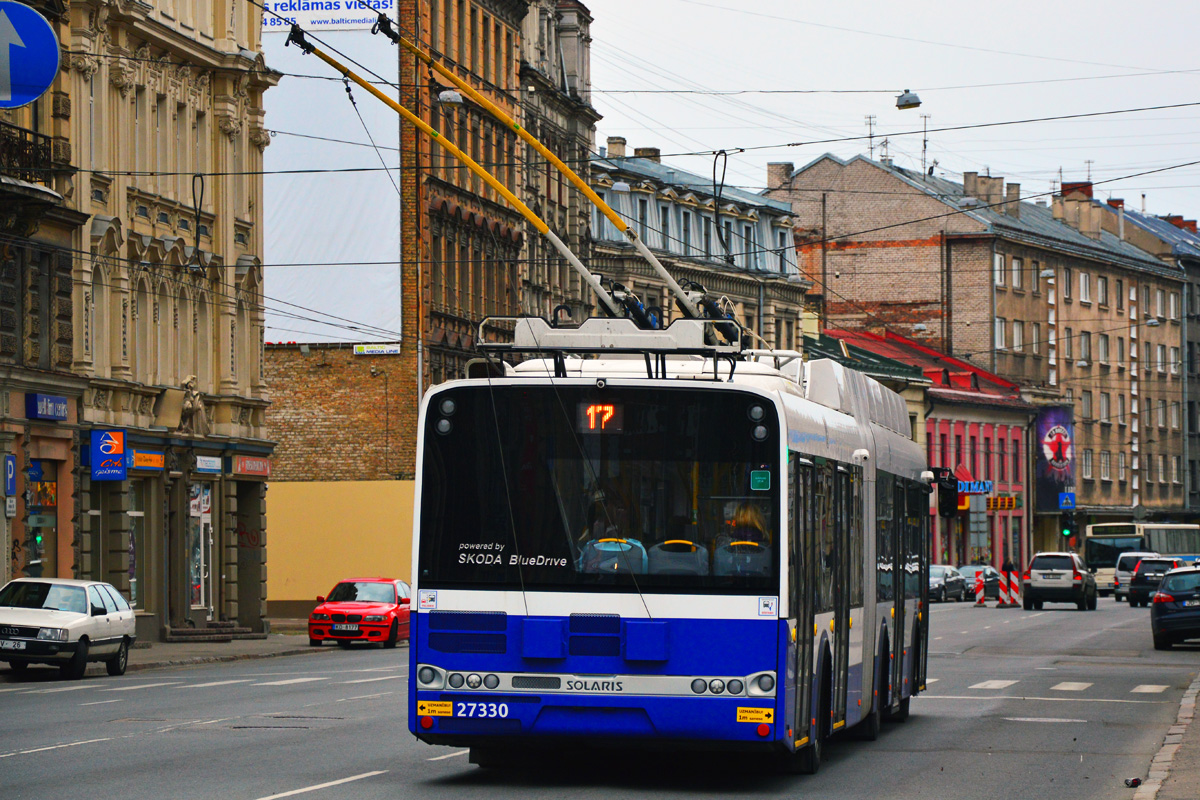 Рига, Škoda 27Tr Solaris III № 27330