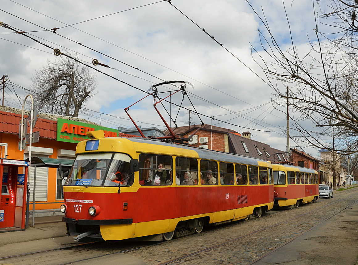 Краснодар, Tatra T3SU № 127
