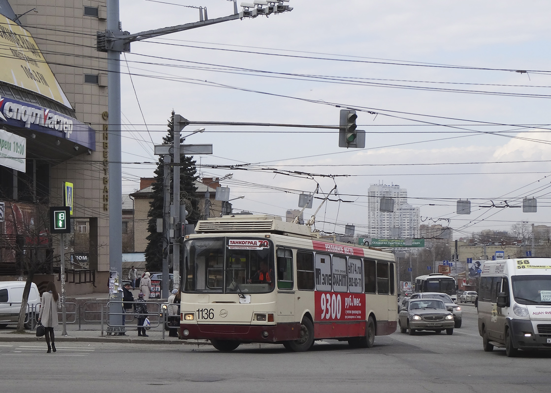 Челябинск, ЛиАЗ-5280 (ВЗТМ) № 1136
