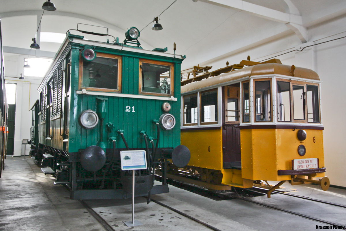 ბუდაპეშტი, Electric locomotive № 21 (L 21); ბუდაპეშტი, BKVT J1 № 6; ბუდაპეშტი — Museums