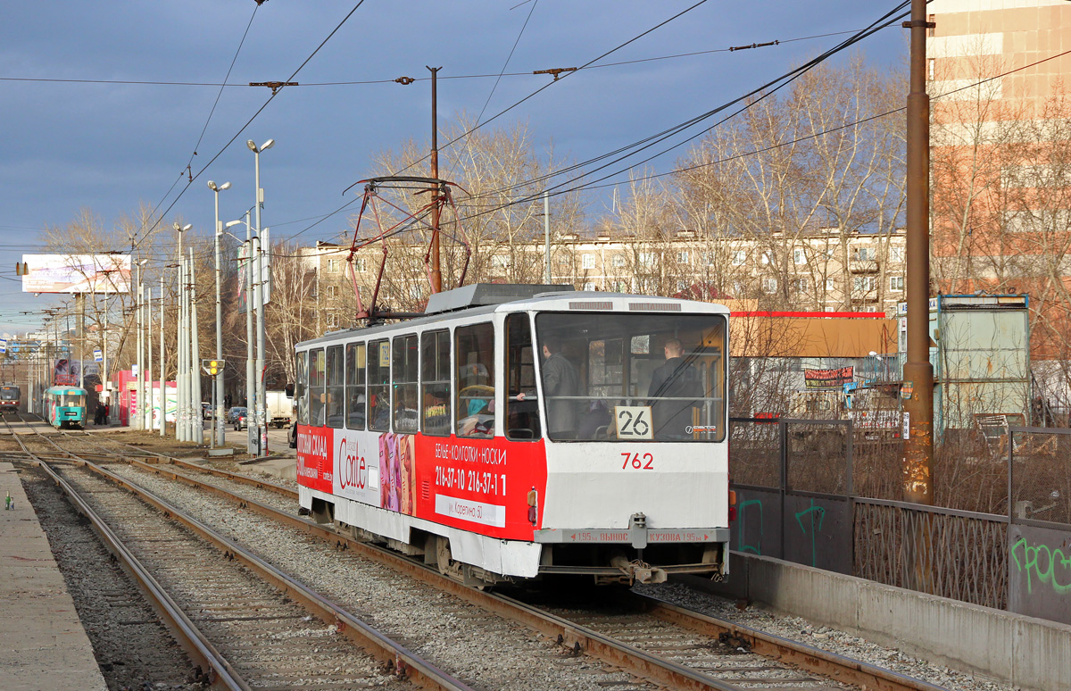 Екатеринбург, Tatra T6B5SU № 762