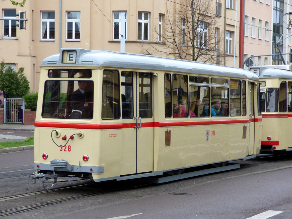 Галле, Gotha EB54 № 328; Галле — Юбилей: 125 лет электрических трамваев в Галле (17.04.2016) Галле, Gotha EB54 № 328; Галле — Юбилей: 125 лет электрических трамваев в Галле (17.04.2016)