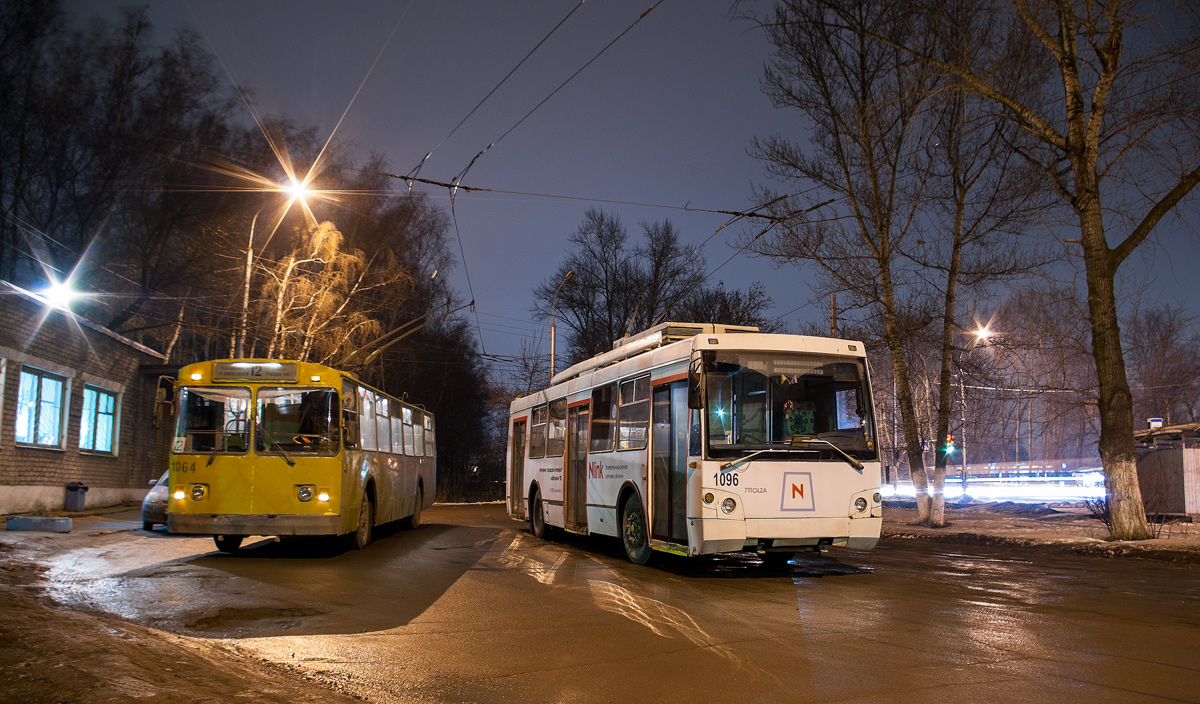 Рязань, ЗиУ-682Г [Г00] № 1064; Рязань, ЗиУ-682Г-016.04 (Слобода) № 1096