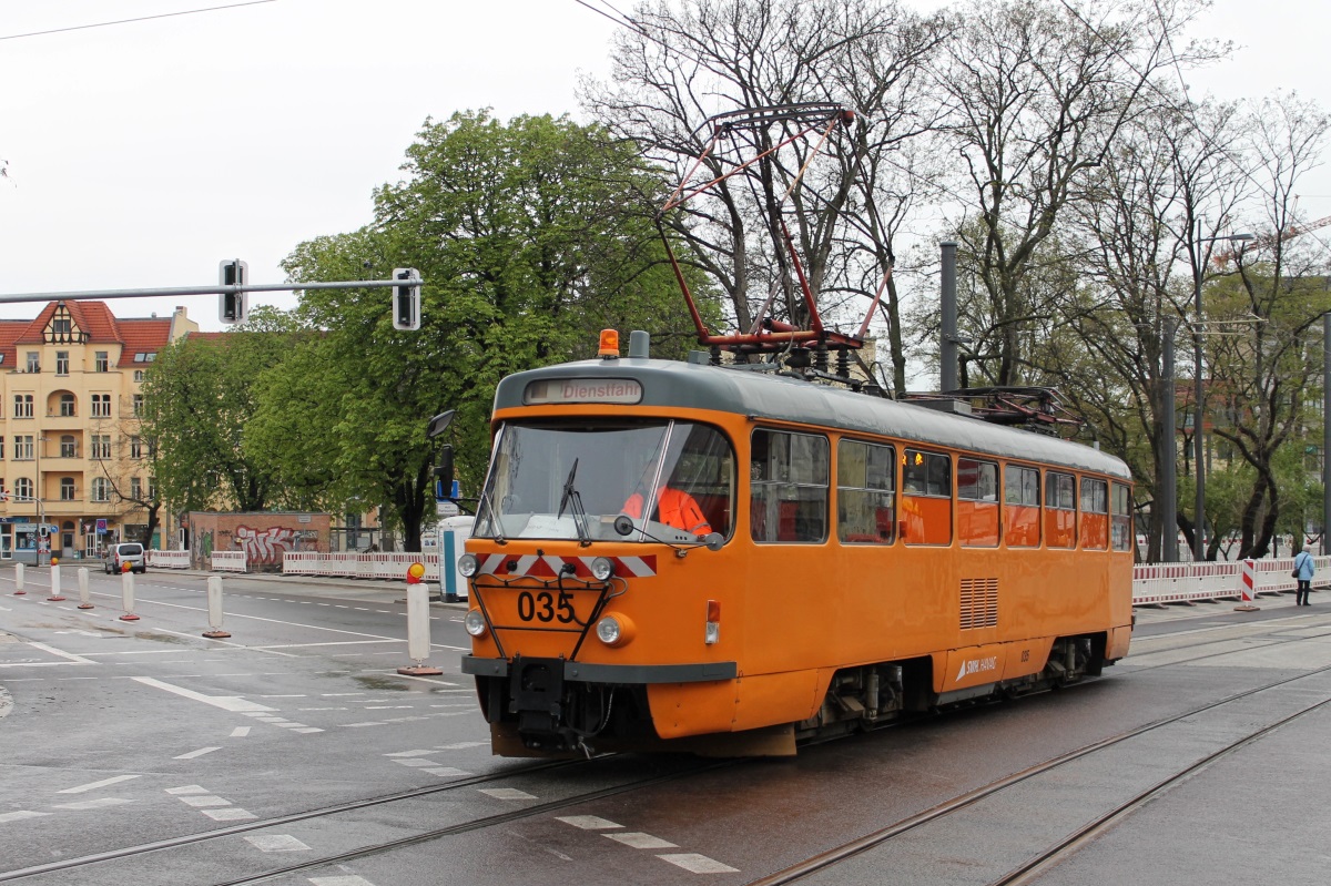Галле, Tatra T4D № 035; Галле — Юбилей: 125 лет электрических трамваев в Галле (17.04.2016)