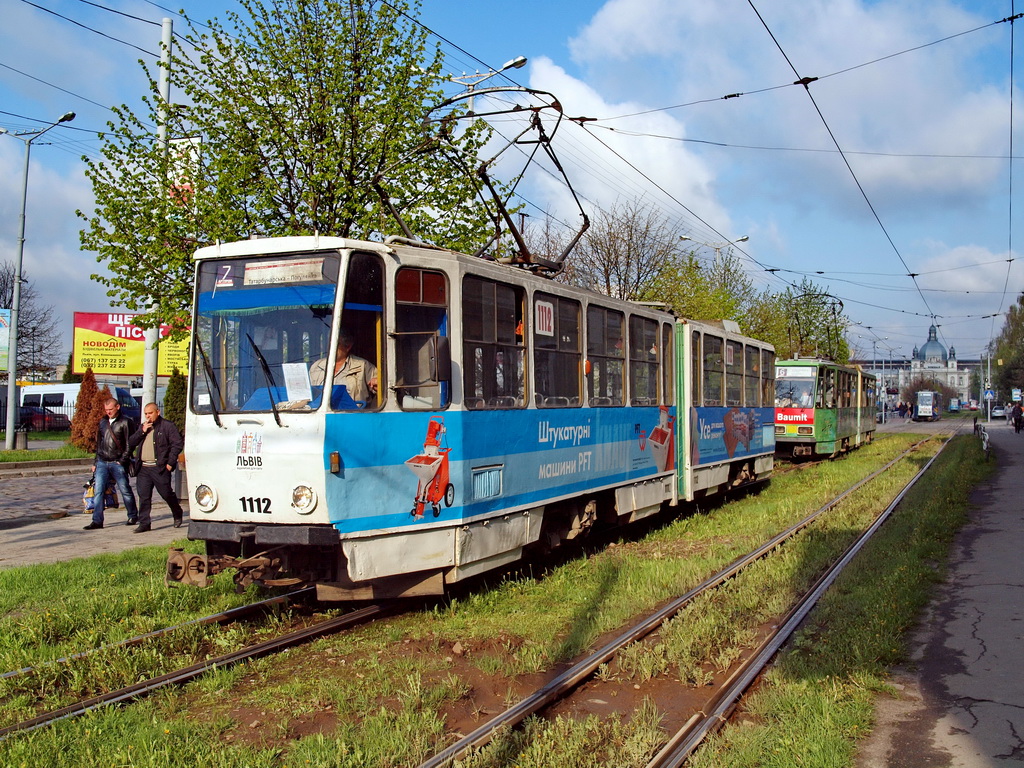 Львов, Tatra KT4SU № 1112