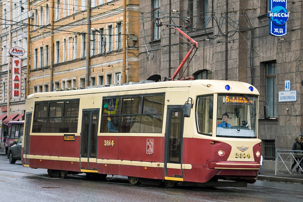 Санкт-Петербург, ЛМ-68М2 (мод. СПб ГЭТ) № 3604