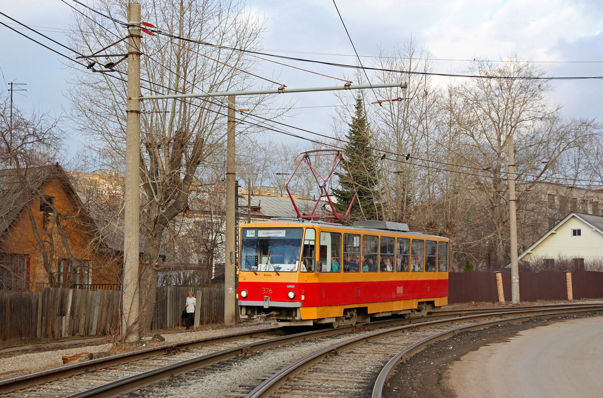 Yekaterinburg, Tatra T6B5SU № 376