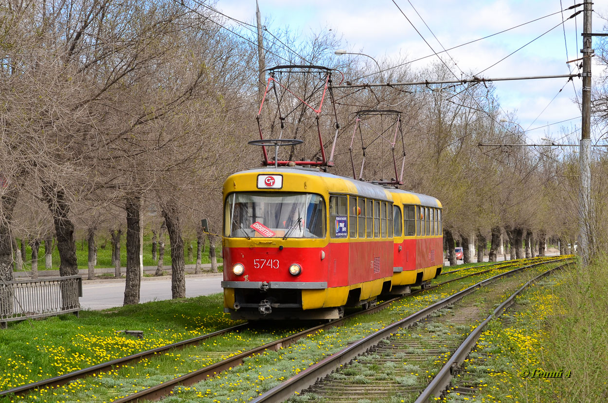 Волгоград, Tatra T3SU № 5743