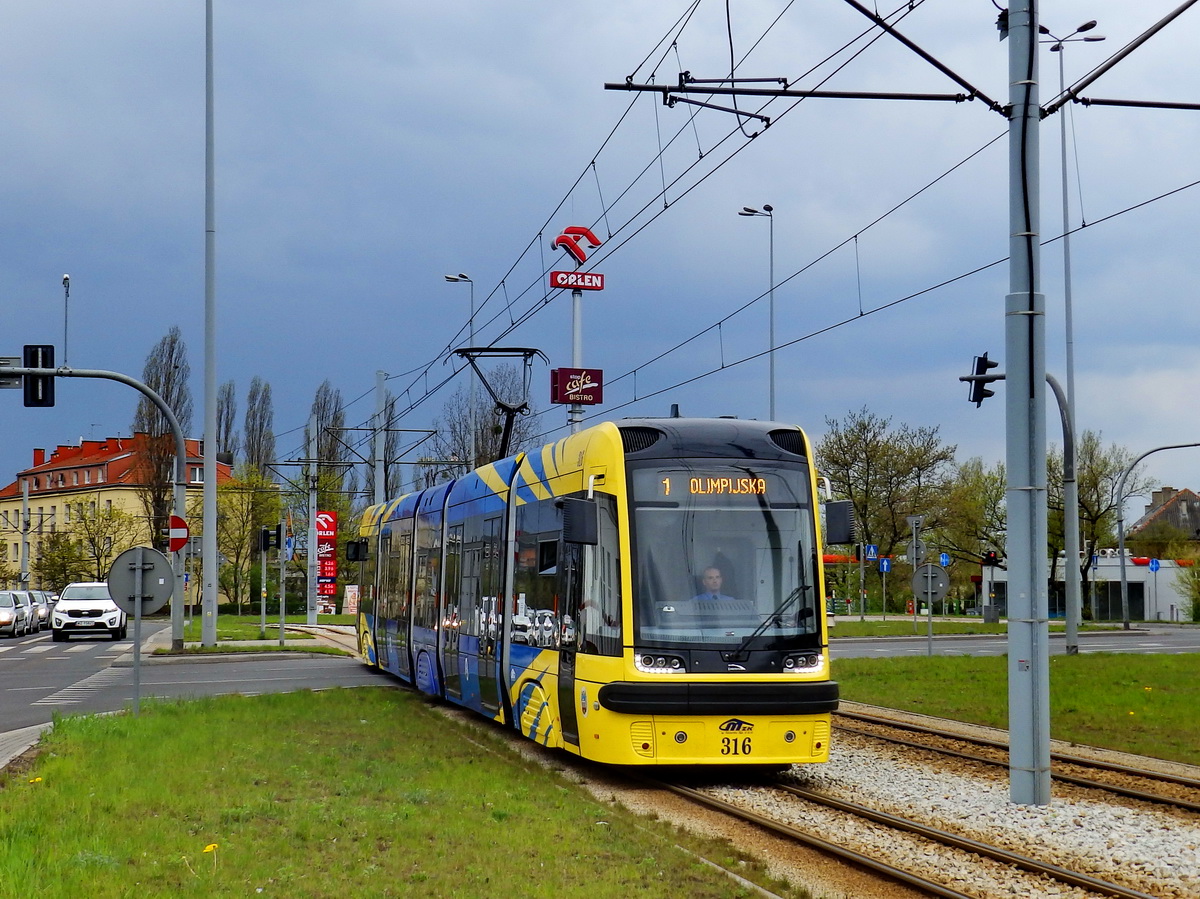 Торунь, PESA Swing 122NbTDuo № 316