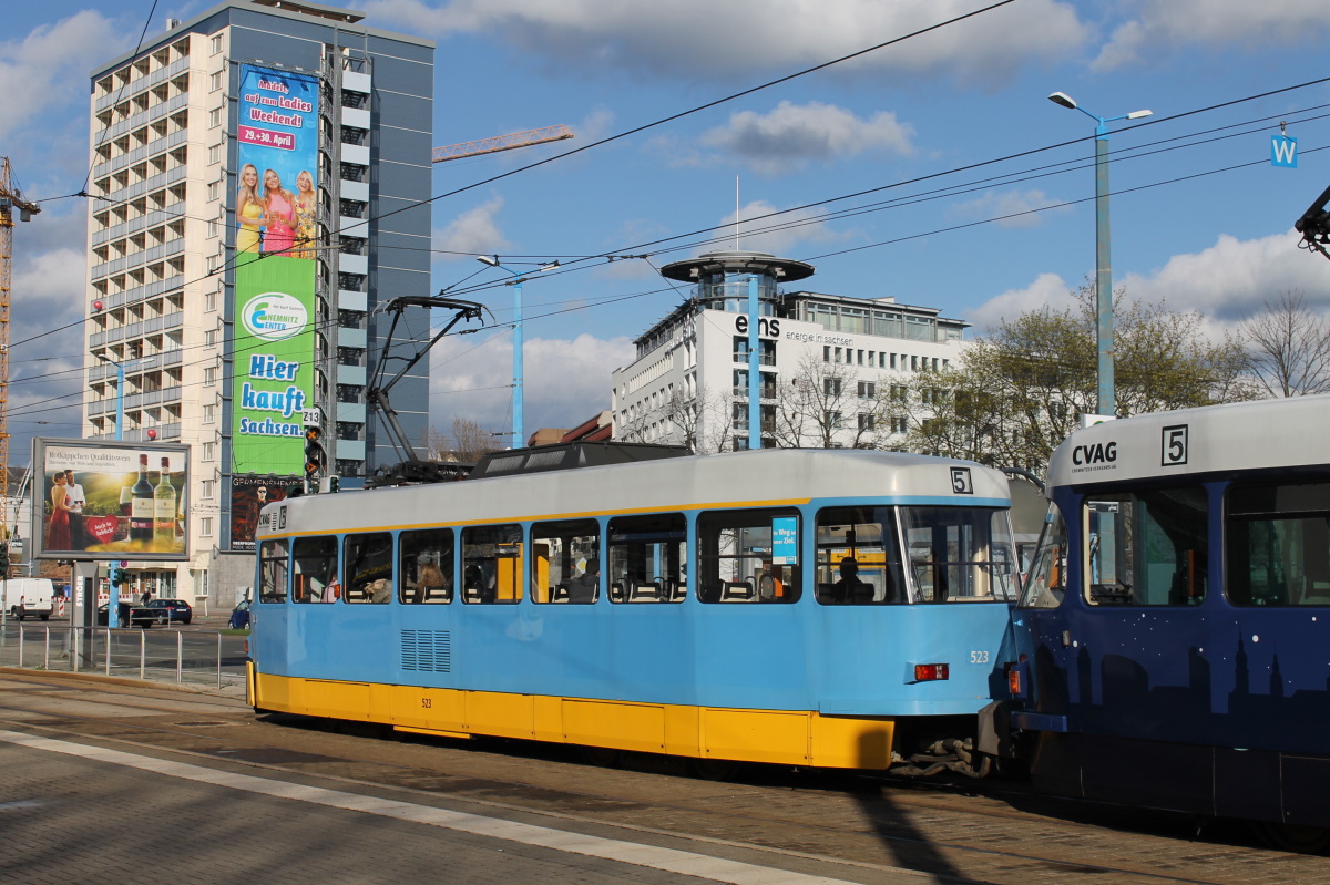Хемниц, Tatra T3DM № 523