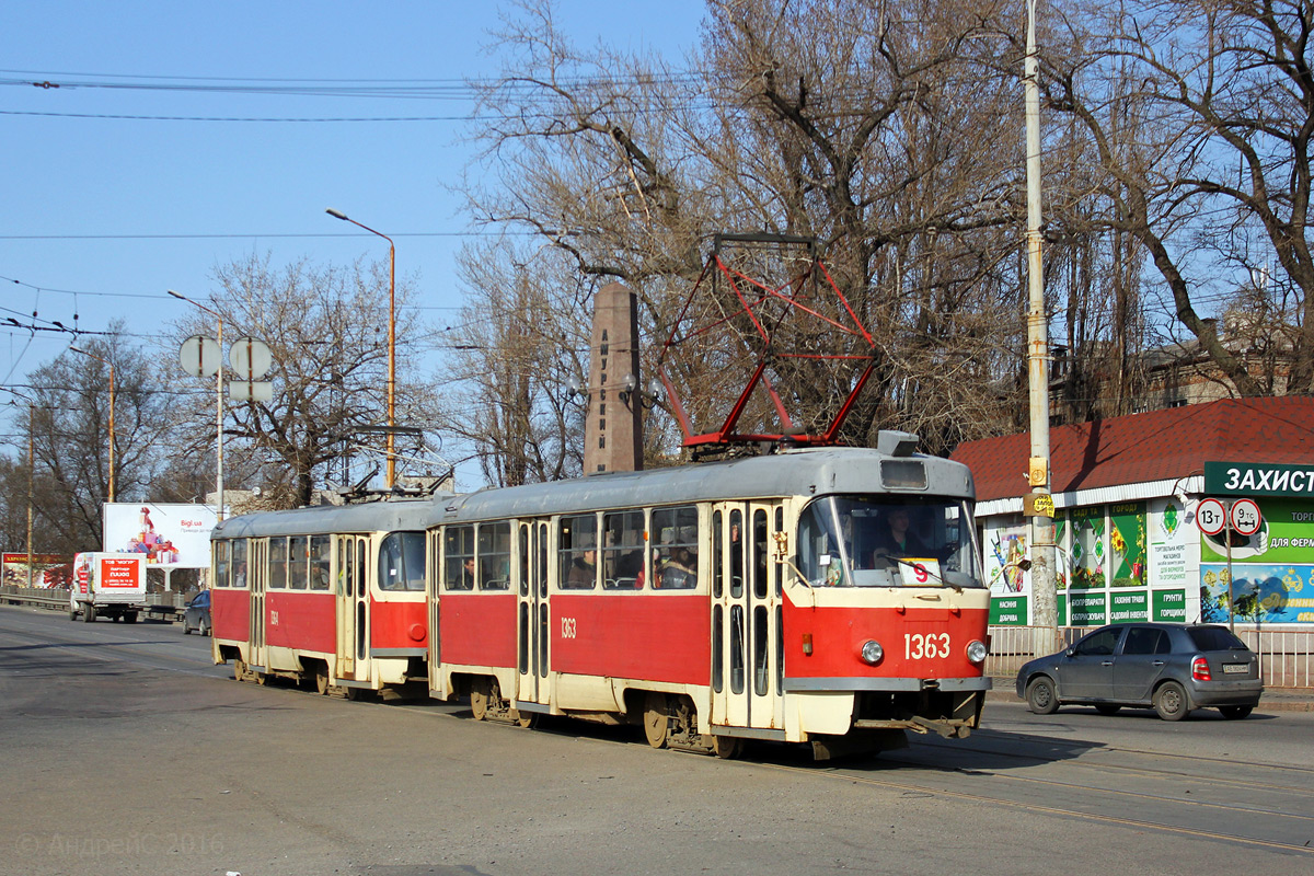 Днепр, Tatra T3SU № 1363