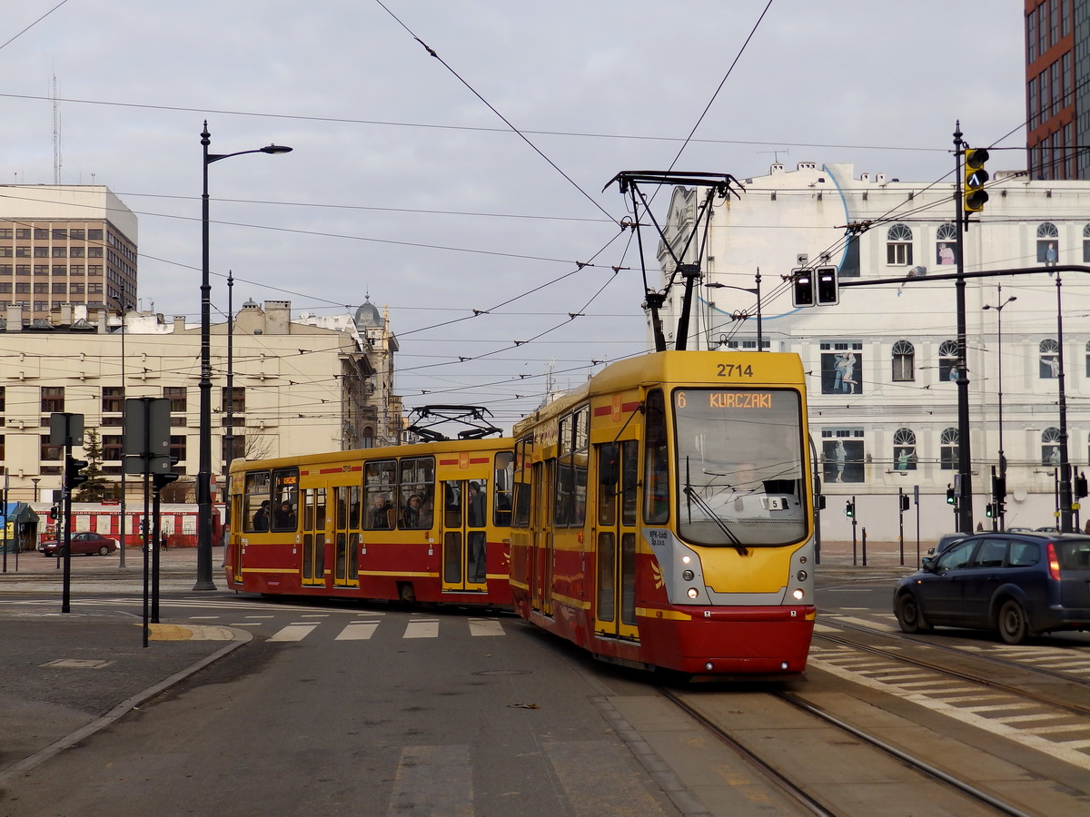 Лодз, Konstal 805NaND № 2714