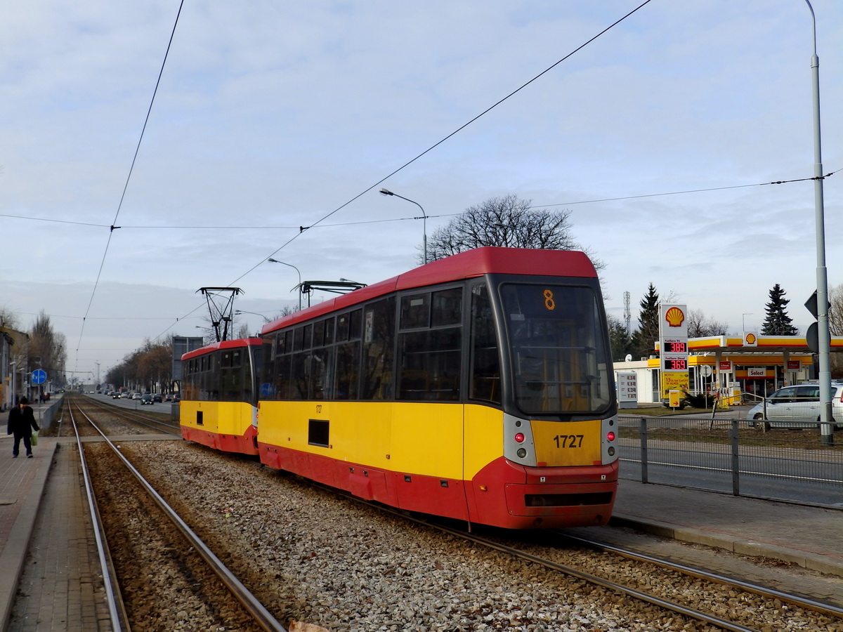 Лодзь, Konstal/MPK 805N-MD14 № 1727
