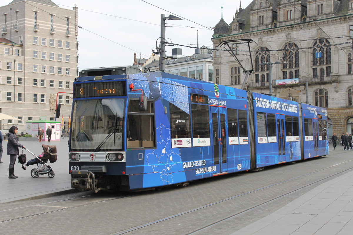 Галле, Duewag MGT6D № 609