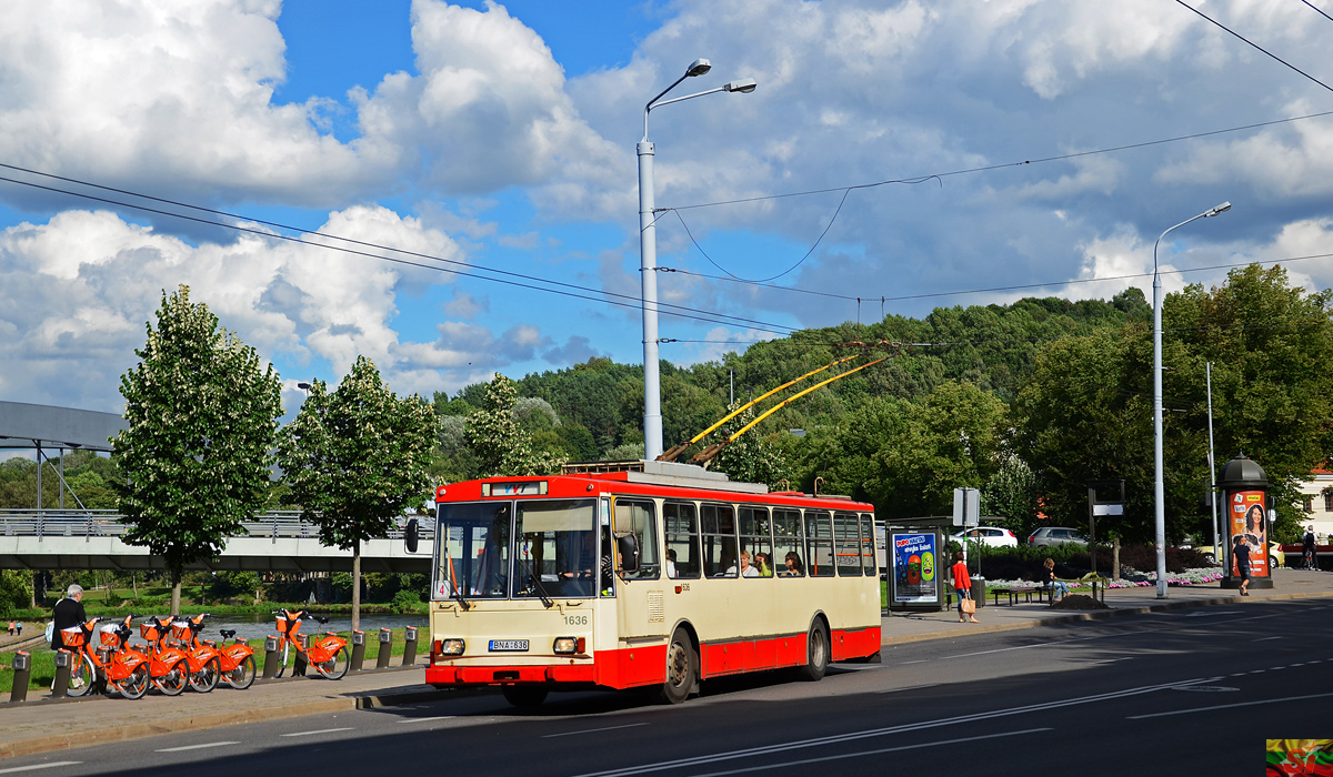 Вильнюс, Škoda 14Tr13/6 № 1636