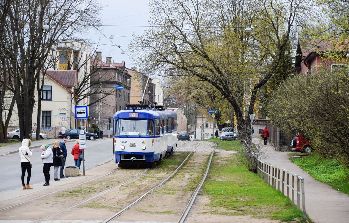 Рига, Tatra T3A № 30405