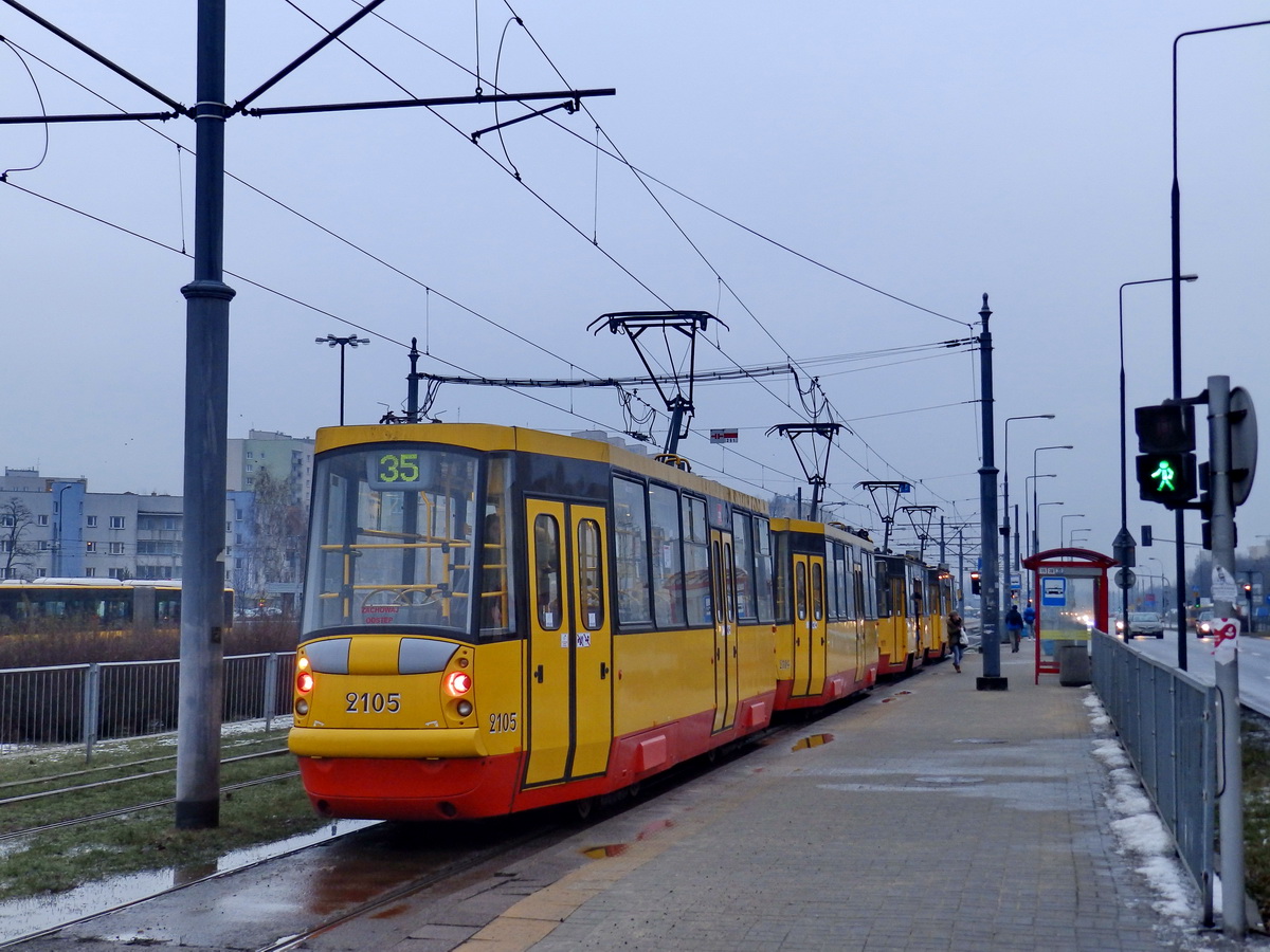 Варшава, Konstal 105N2k/2000 № 2105