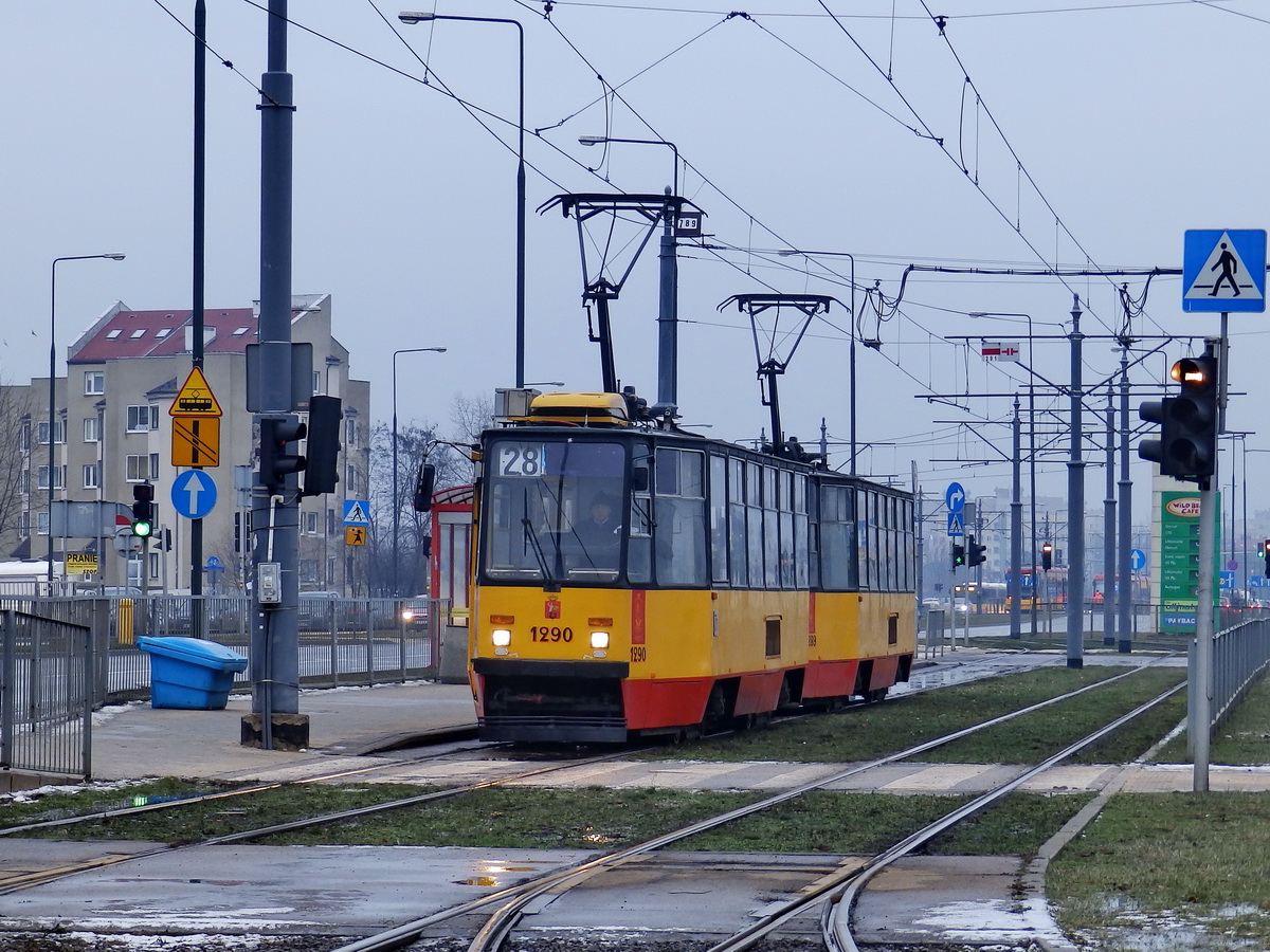 Варшава, Konstal 105Na № 1290