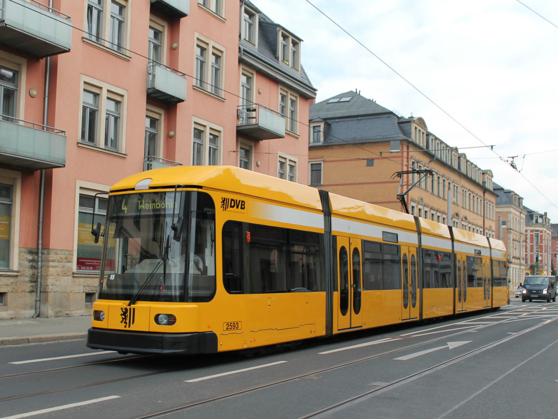 Дрезден, SachsenTram NGT 6 DD ZR № 2593
