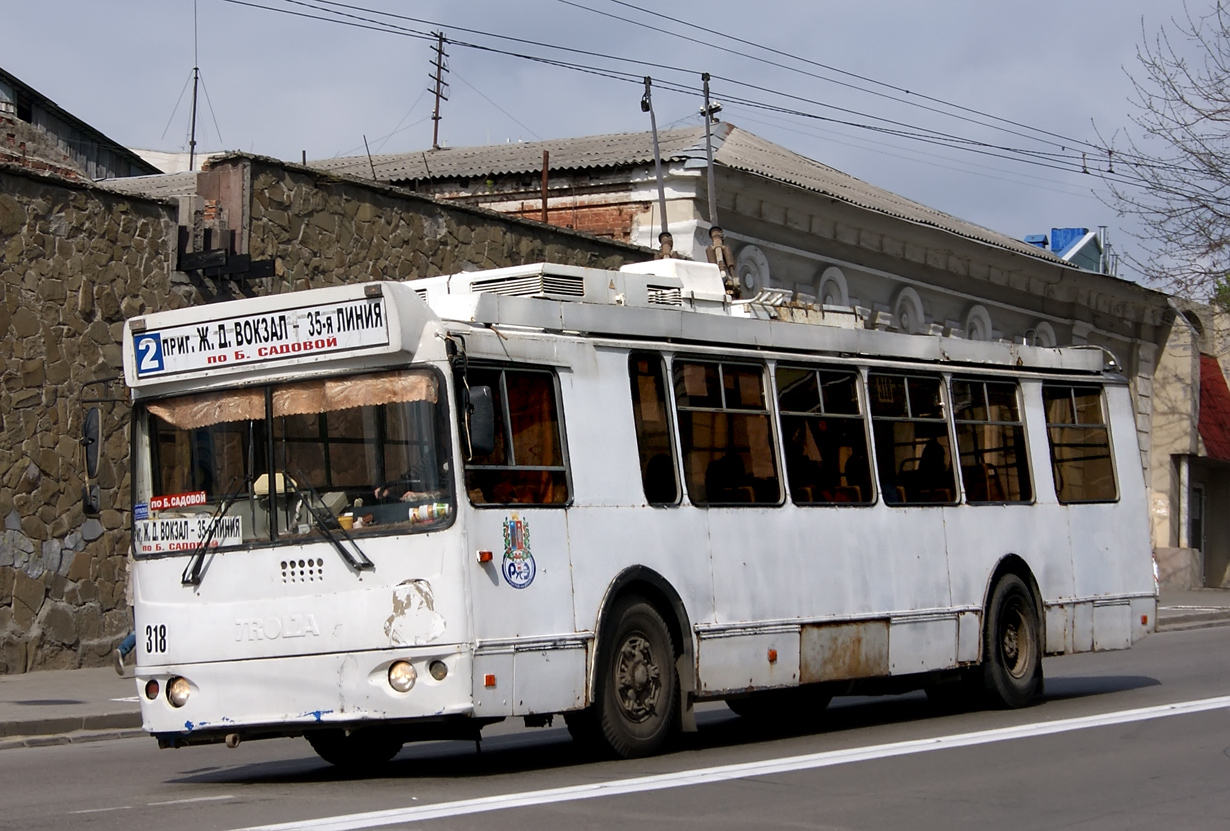 Ростов-на-Дону, ЗиУ-682Г-016.02 (с широкой 1-й дверью) № 318